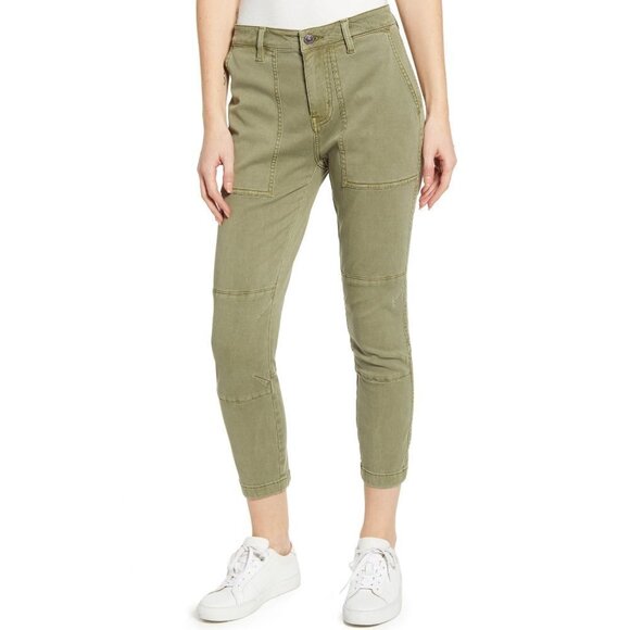 Current/Elliott Weslan Utility Pant, Army Green - Picture 1 of 3